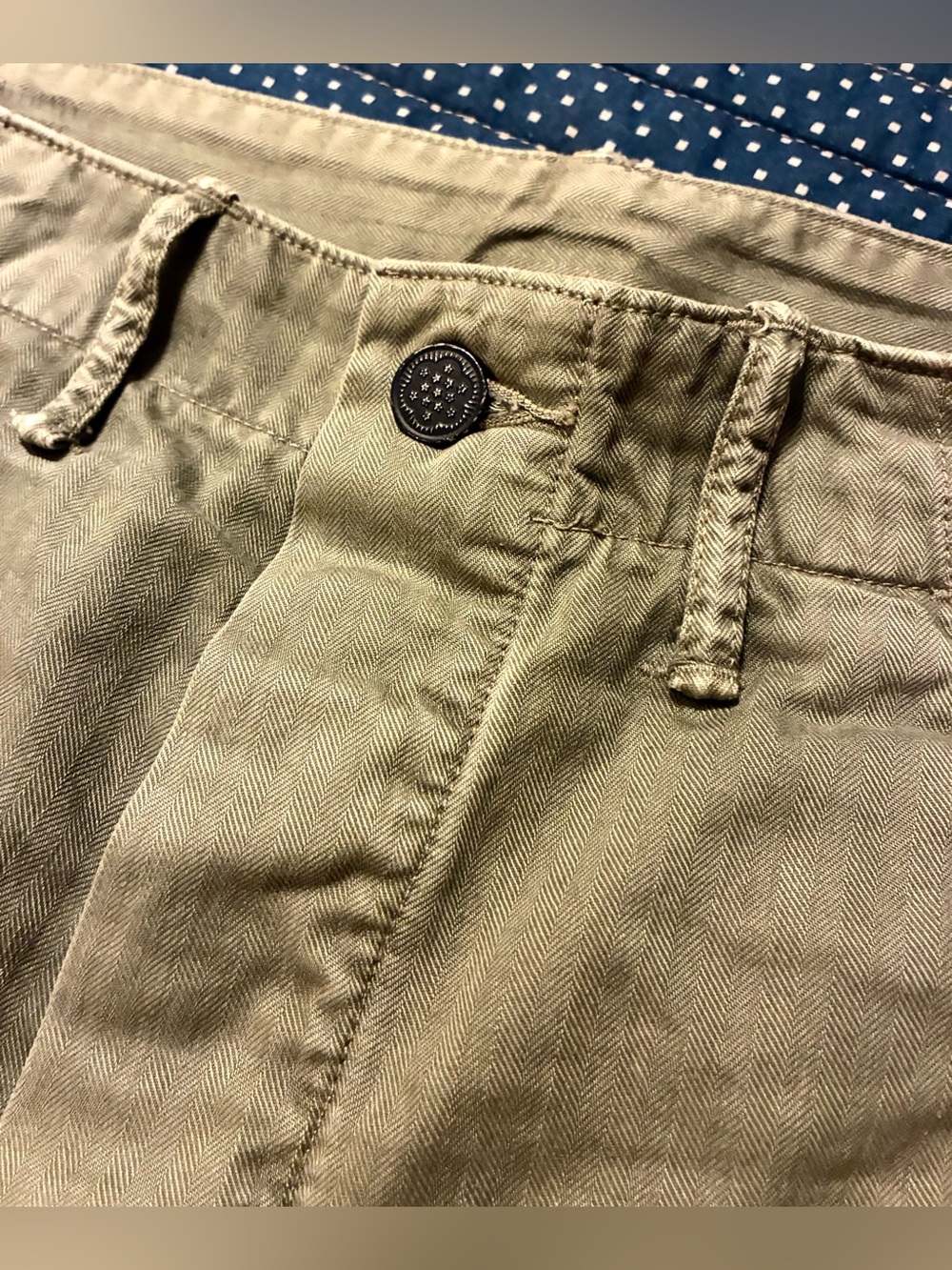 DOUBLE RL RALPH LAUREN RRL HBT MILITARY SHORTS- SIZE 34” - Picture 5 of 10